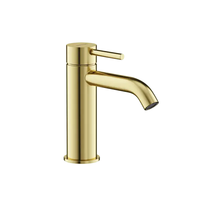 Смеситель для раковины SANCOS Этна (Etna), брашированное золото, PVD покрытие, арт. SC9001BG