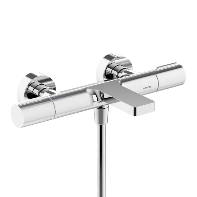 Термостатический смеситель для ванны и душа SANCOS Этна (Etna), хром, арт. SC9006CH