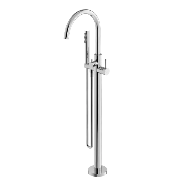 Смеситель для ванны напольный SANCOS Этна (Etna), хром, арт. SC9009CH