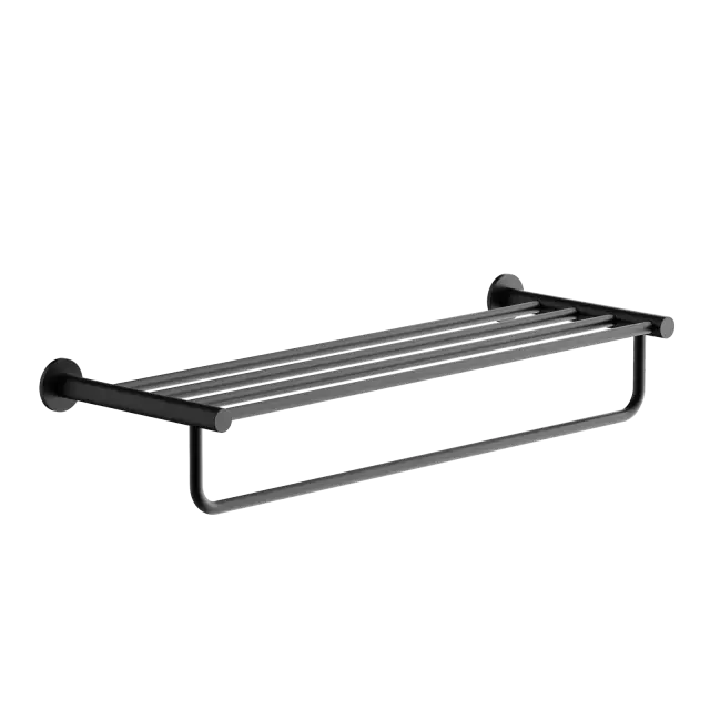Полка SANCOS База (Base) для полотенец, черный матовый, арт. SC9028MB
