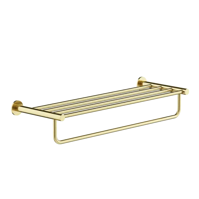 Полка SANCOS База (Base) для полотенец, брашированное золото, PVD покрытие, арт. SC9028BG