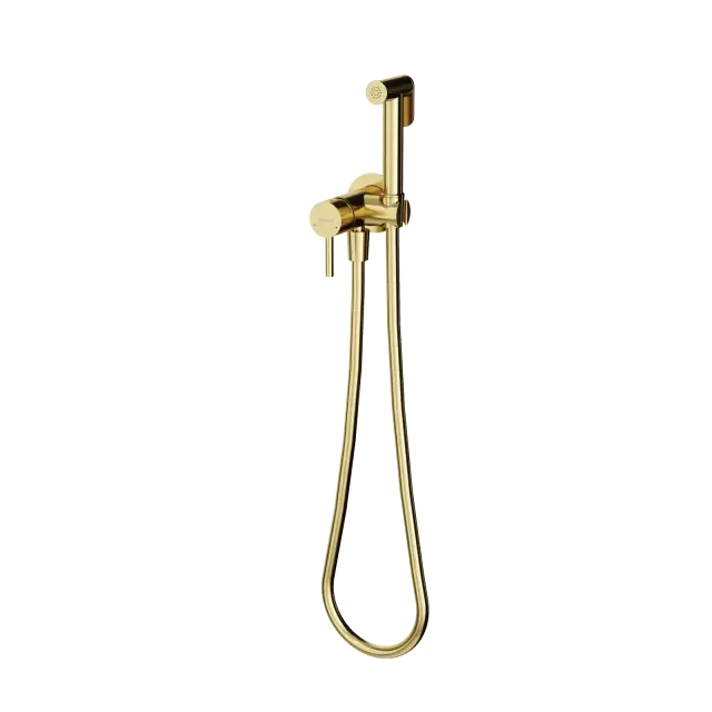 Гигиенический душ SANCOS Этна (Etna), с внутренней частью, со смесителем, брашированное золото, PVD покрытие, арт. SC9033BG
