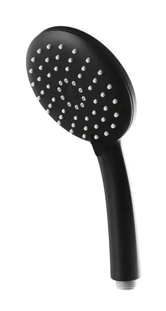Душевая лейка SANCOS Лотос (Lotus), диаметр 115 мм, 3 режима, цвет черный матовый, арт. SC6003MB