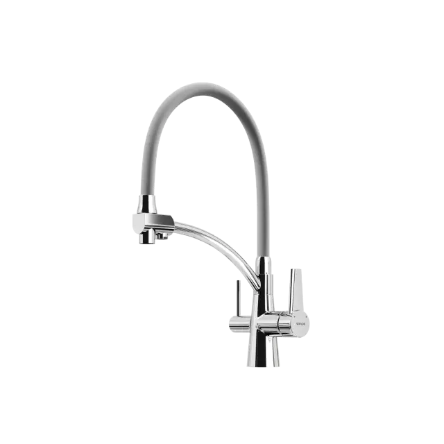 Смеситель для кухни SANCOS Эри (Eri) с возможностью подключения фильтра, цвет хром, арт. SC4001CH