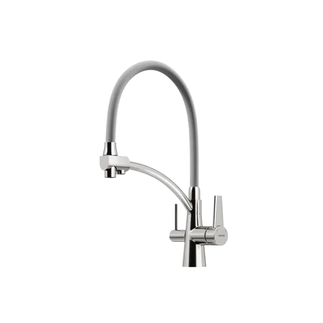 Смеситель для кухни SANCOS Эри (Eri) с возможностью подключения фильтра, цвет брашированный никель, арт. SC4001BN
