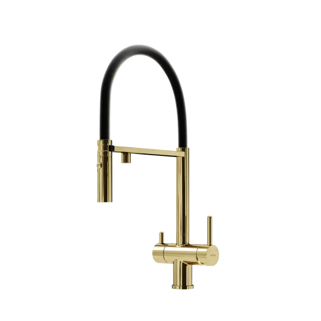 Смеситель для кухни SANCOS Имола (Imola) с возможностью подключения фильтра для воды, цвет полированное золото, арт. SC4010ZG