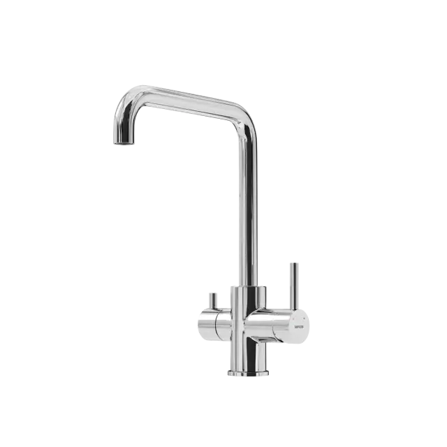 Смеситель для кухни SANCOS Вела (Vela) с возможностью подключения фильтра для воды, цвет хром, арт. SC4013CH