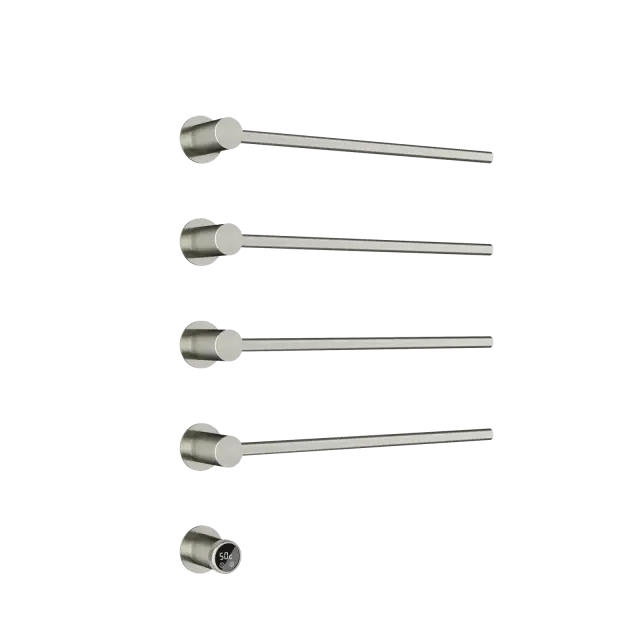 Полотенцесушитель электрический встраиваемый Sancos Линия (Linea) брашированный никель SC14001BN