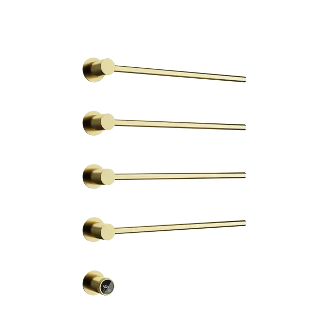 Полотенцесушитель электрический встраиваемый Sancos Линия (Linea) брашированное золото SC14001BG