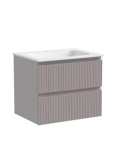 Тумба подвесная SANCOS Snob T 590х445х500, c двумя ящиками оснащенными доводчиками, Doha Soft, арт.SNT60SM