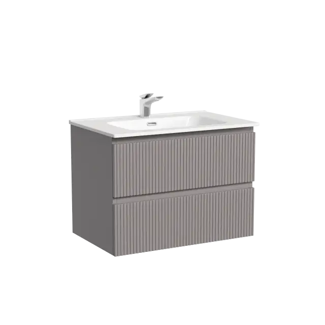 Тумба подвесная SANCOS Snob T 690х445х500, c двумя ящиками оснащенными доводчиками, Doha Soft, арт.SNT70SM