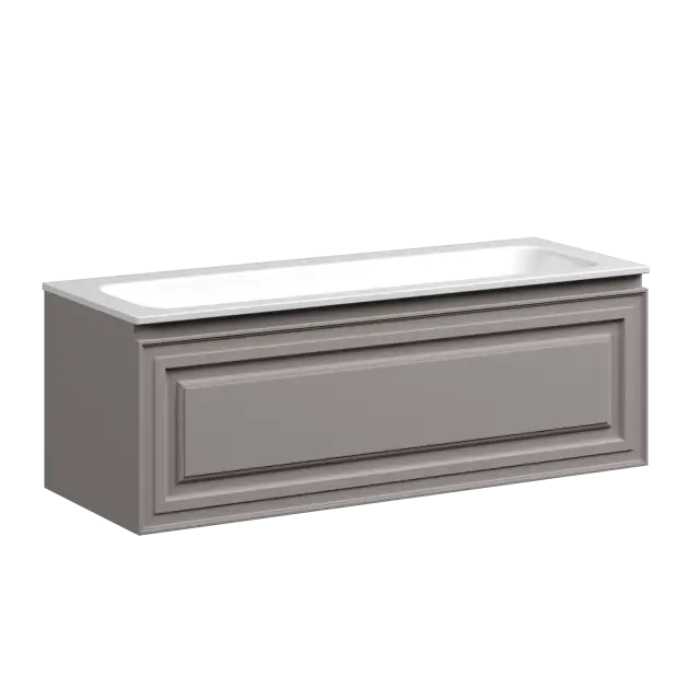 Тумба подвесная SANCOS Very 1195х445х406, c одним  ящиком оснащенным доводчиками, Doha Soft , арт.VR120SM