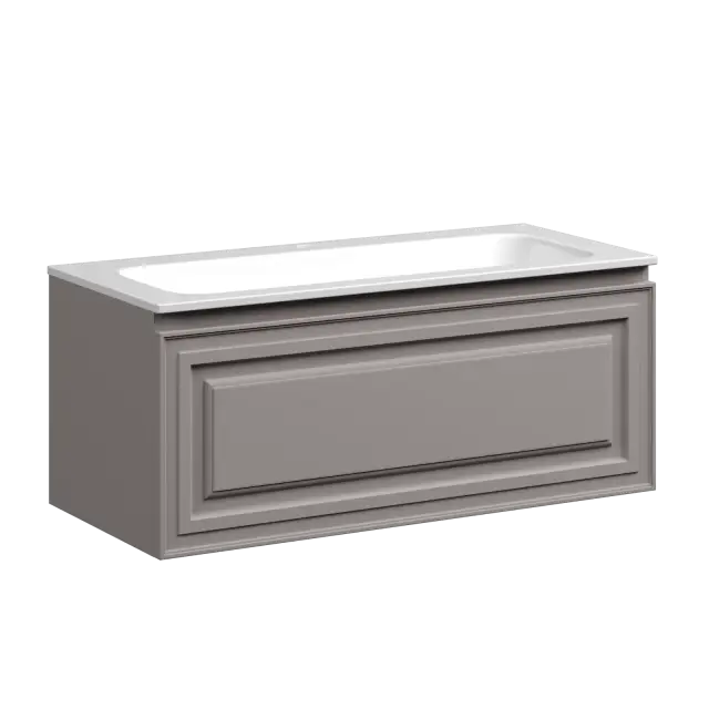 Тумба подвесная SANCOS Very 995х445х406, c одним  ящиком оснащенным доводчиками, Doha Soft , арт.VR100SM