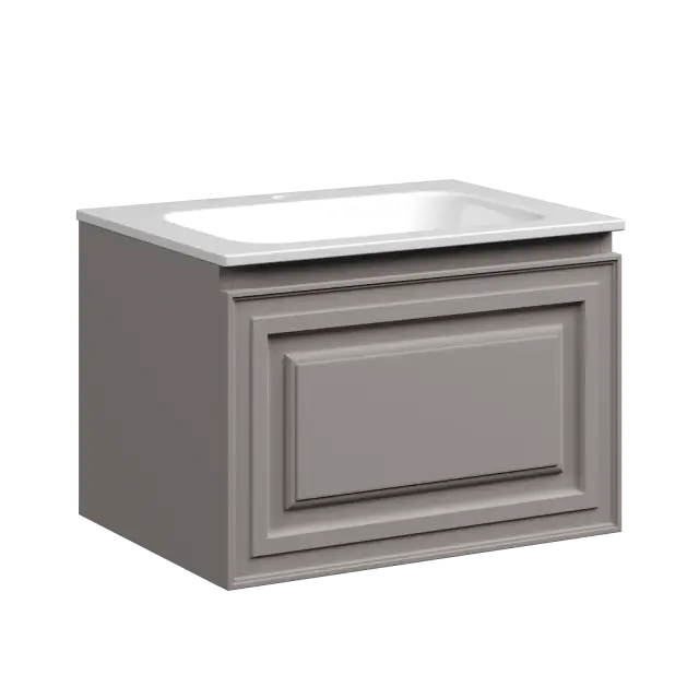 Тумба подвесная SANCOS Very 590х445х406, c одним  ящиком оснащенным доводчиками, Doha Soft , арт.VR60SM