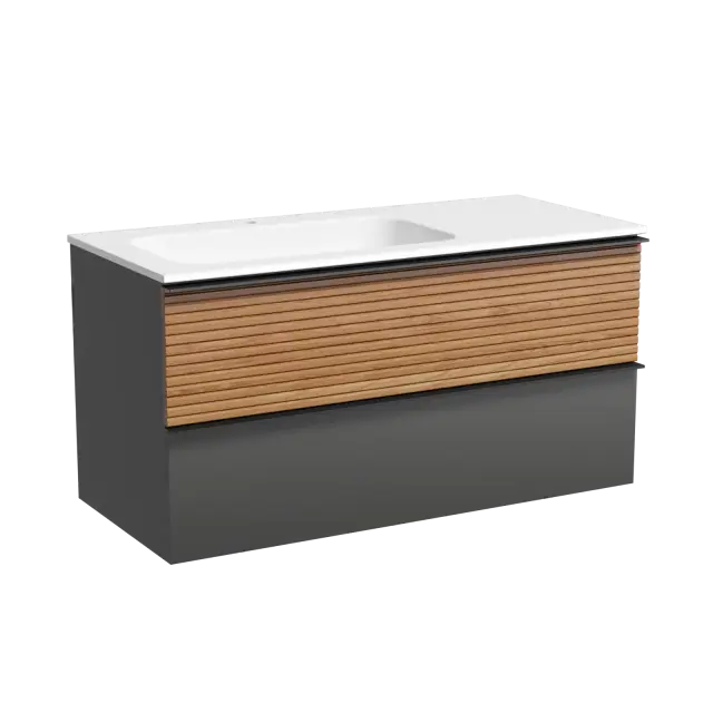 Тумба подвесная SANCOS Very 690х445х406, c одним  ящиком оснащенным доводчиками, Beige Soft , арт.VR70CE