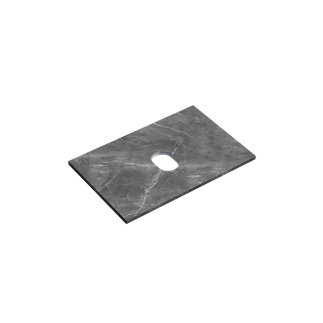 Столешница для ванной комнаты SANCOS 700х460, цвет black sky, арт. TT70A1