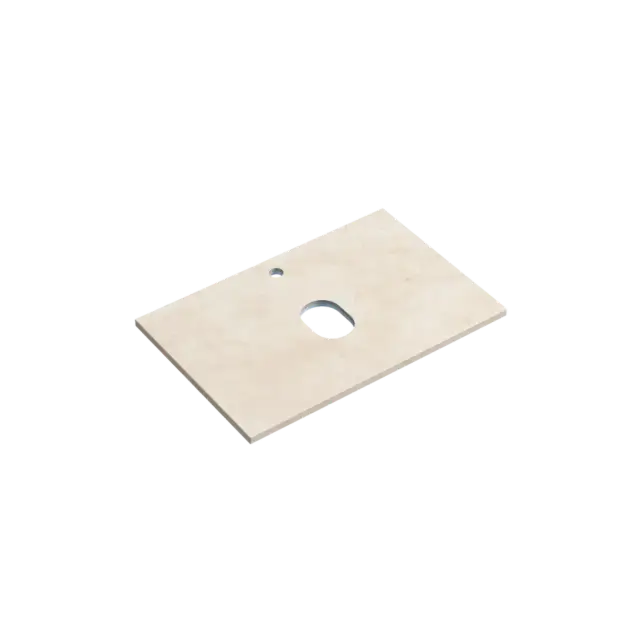 Столешница для ванной комнаты SANCOS 700х460, цвет kreman, арт. TT70A2X