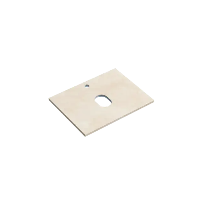 Столешница для ванной комнаты SANCOS 600х460, цвет kreman, арт. TT60A2X