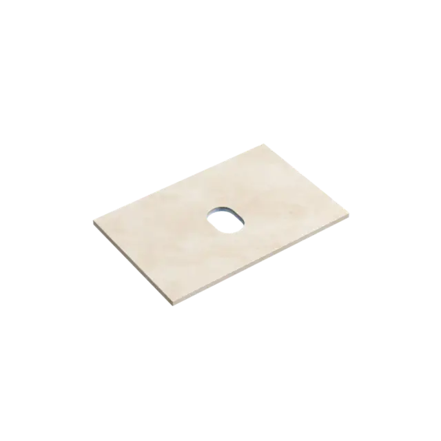 Столешница для ванной комнаты SANCOS 700х460, цвет kreman, арт. TT70A2