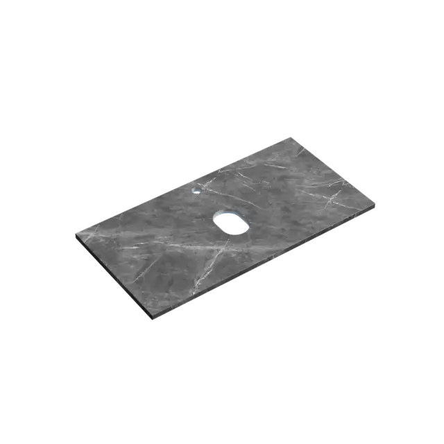 Столешница для ванной комнаты SANCOS 900х460, цвет black sky, арт. TT90A1