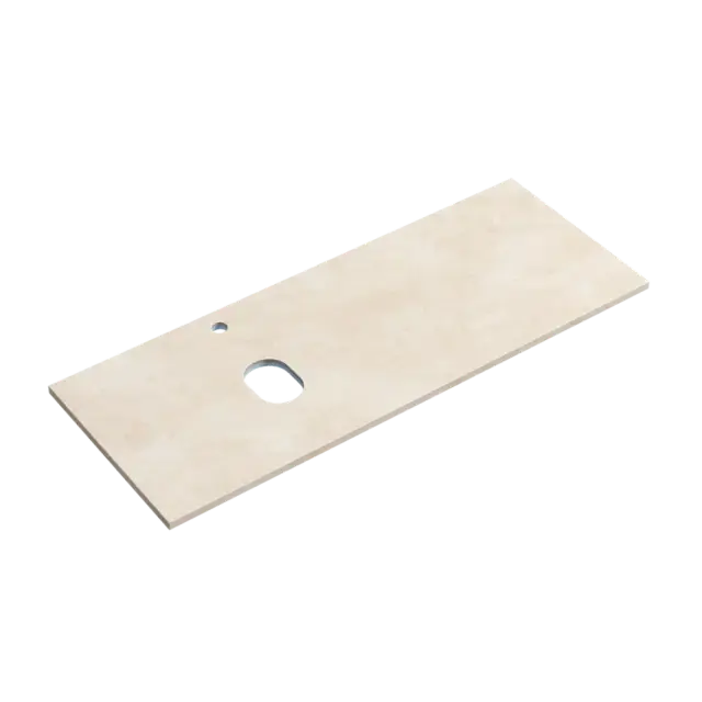 Столешница для ванной комнаты SANCOS 1200х460, цвет kreman, арт. TT120A2XL, левая