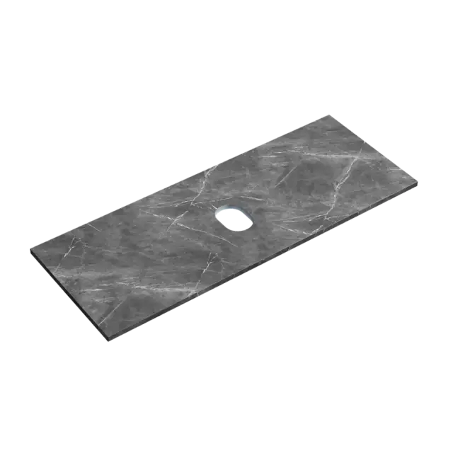 Столешница для ванной комнаты SANCOS 1200х460, цвет black sky, арт. TT120A1