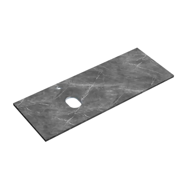 Столешница для ванной комнаты SANCOS 1200х460, цвет black sky, арт. TT120A1XL, левая