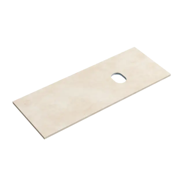 Столешница для ванной комнаты SANCOS 1200х460, цвет kreman, арт. TT120A2R, правая