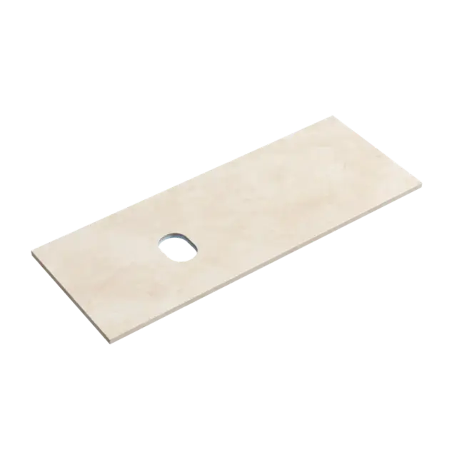 Столешница для ванной комнаты SANCOS 1200х460, цвет kreman, арт. TT120A2L, левая