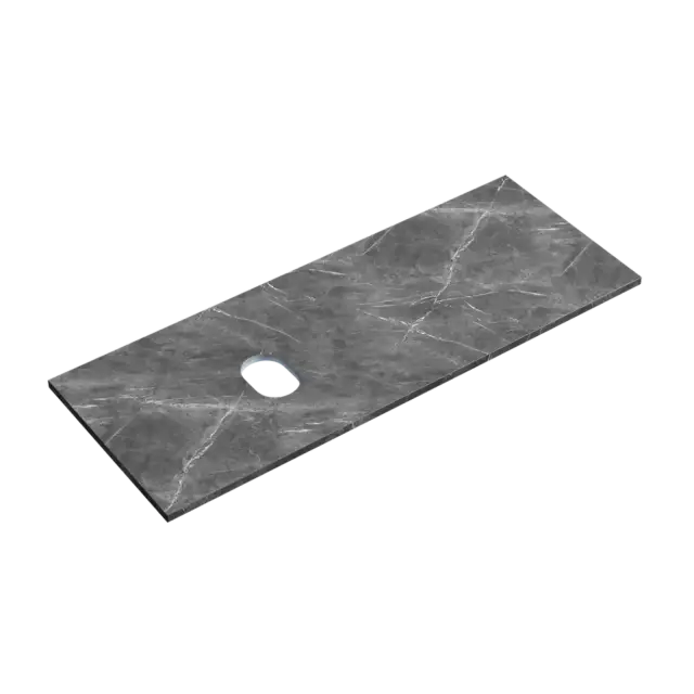 Столешница для ванной комнаты SANCOS 1200х460, цвет black sky, арт. TT120A1L, левая