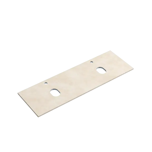 Столешница для ванной комнаты из керамогранита SANCOS Kreman 1400х460 c отверстием под смеситель, арт.TT140A2X