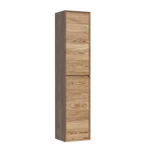 Шкаф-пенал подвесной  SANCOS Marmi 1.0/Marmi 2.0 350х300х1600 мм, цвет дуб чарльстон, арт. PMR35ECH