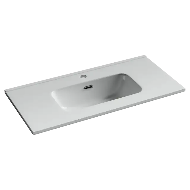 CN7026 Раковина мебельная накладная Compact 810x395x170, цвет белый