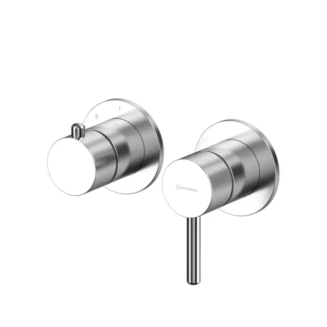Внешняя часть смесителя на 3 потребителя WHITECROSS Y1243NIB (брашированный никель)