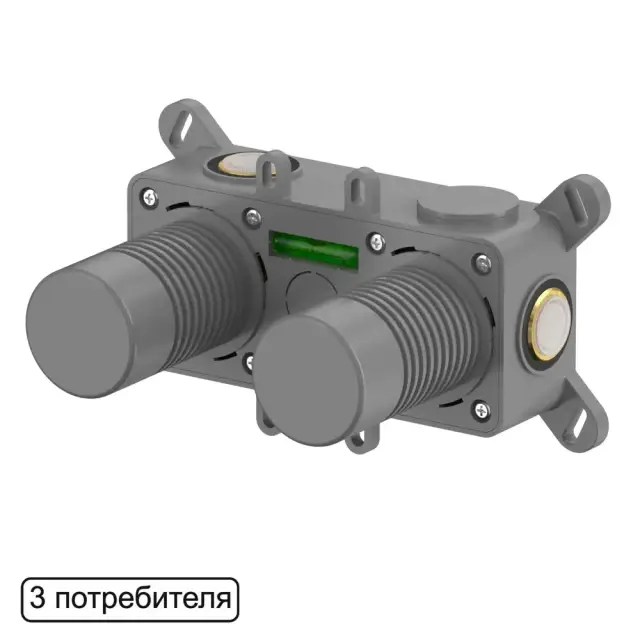 Встраиваемая часть смесителя на 3 потребителя WHITECROSS Y1243