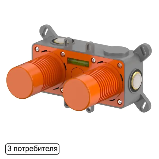 Встраиваемая часть смесителя на 3 потребителя WHITECROSS Y1243