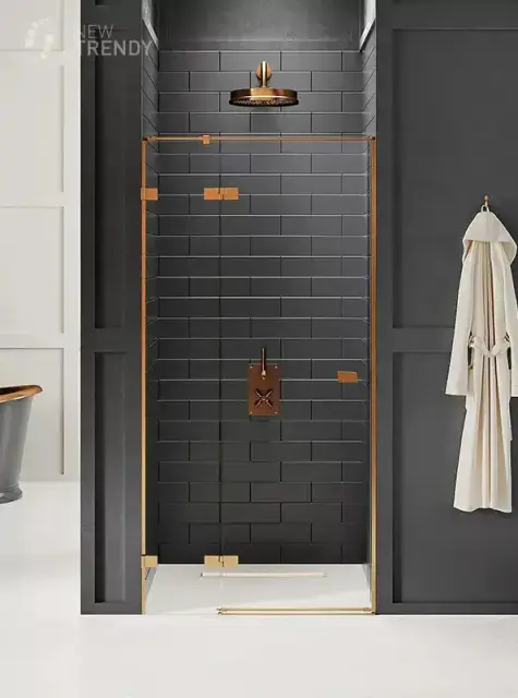 Дверь в нишу NEW TRENDY AVEXA COPPER BRUSHED 80x200 EXK-3531 (брашированная медь)