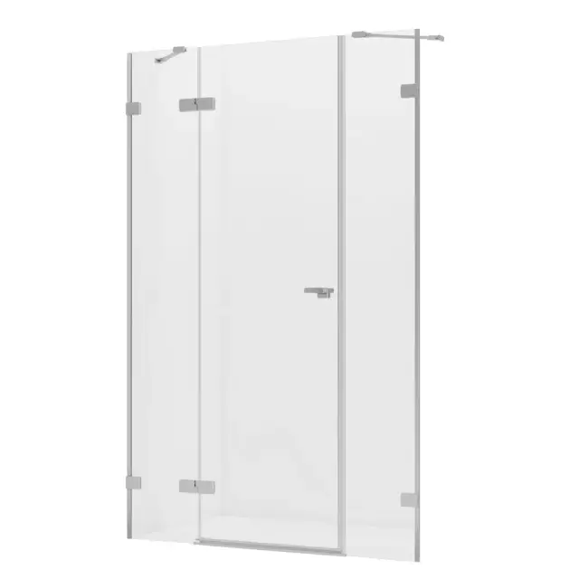 Дверь в нишу NEW TRENDY EVENTA PLUS L 150x200 EXK-4464 (хром)