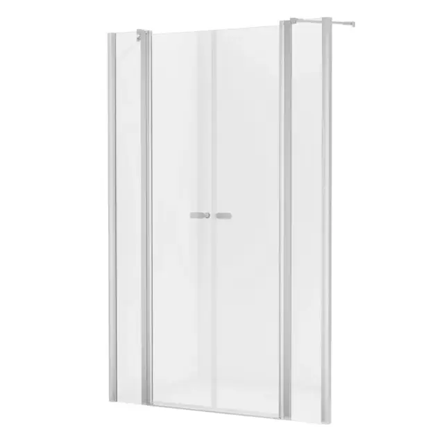 Дверь в нишу NEW TRENDY NEW SOLEO 160x195 D-0267A (хром)