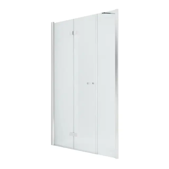 Дверь в нишу NEW TRENDY NEW SOLEO PLUS L 140x195 D-0150A/D-0096B (хром)