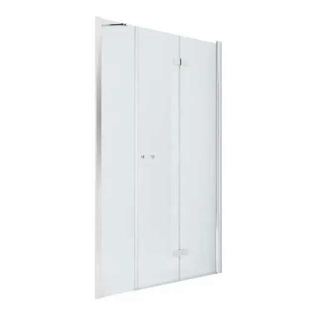 Дверь в нишу NEW TRENDY NEW SOLEO PLUS R 130x195 D-0154A/D-0094B (хром)