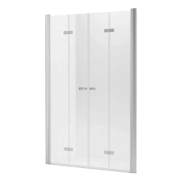 Дверь в нишу NEW TRENDY NEW SOLEO складные 130x195 D-0258A (хром)