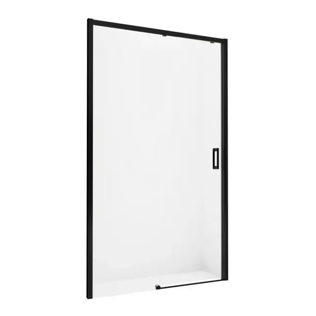 Дверь в нишу NEW TRENDY PRIME BLACK 140х200 L D-0324A (черный)