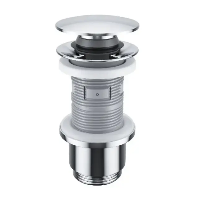 Донный клапан EXCELLENT для умывальника, клик-клак (хром)