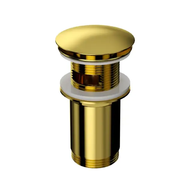 Донный клапан WHITECROSS A706GL для умывальника, клик-клак (золото)