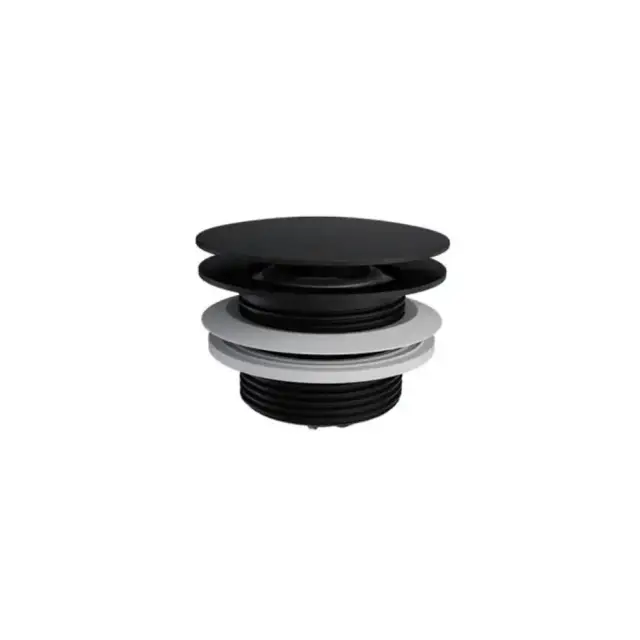 Донный клапан для ванны, клик-клак ARIN.3485.01BL (черный)