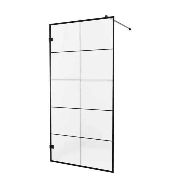 Душевое ограждение NEW TRENDY AVEXA BLACK 100x200 EXK-2023 (черный)