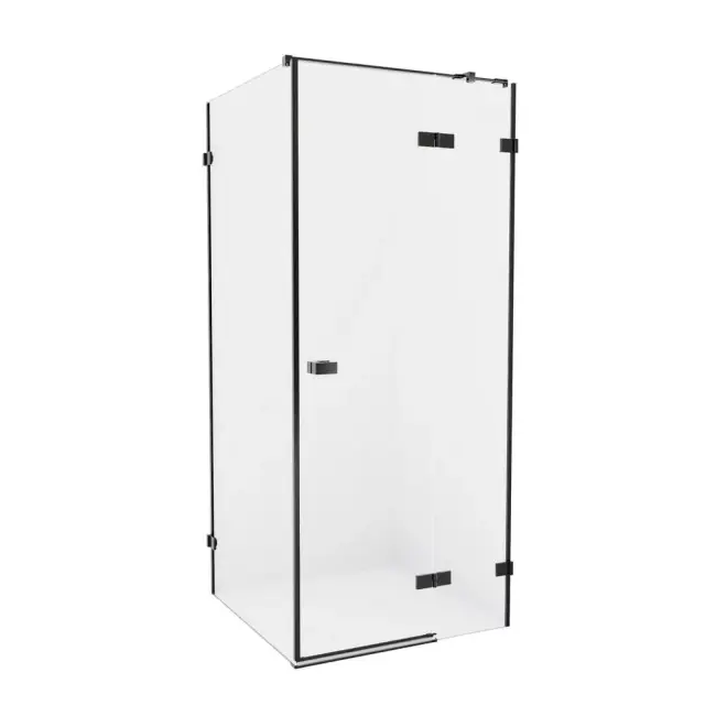 Душевое ограждение NEW TRENDY AVEXA BLACK 110x80x200 EXK-1834 (черный)