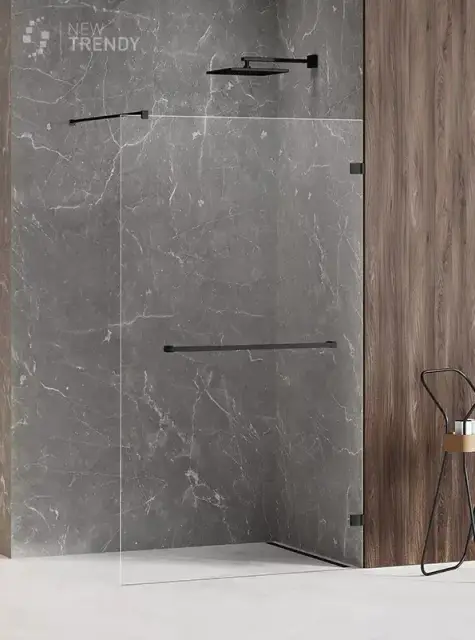 Душевое ограждение NEW TRENDY AVEXA BLACK 70x200 EXK-2677 (черный)