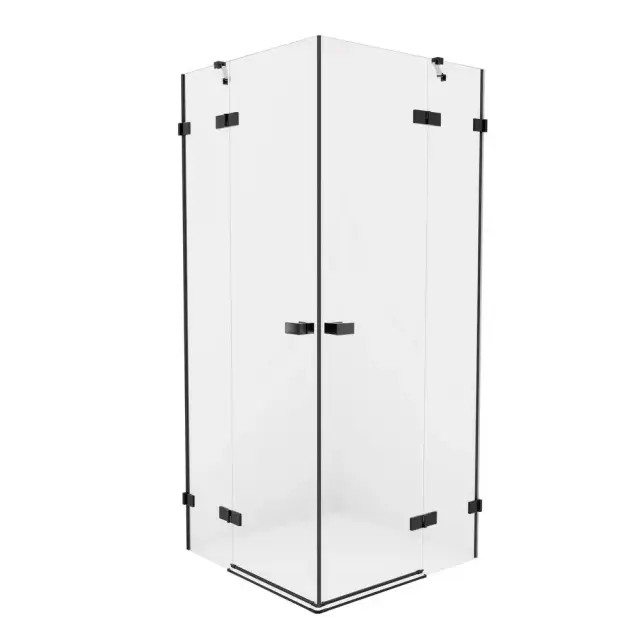 Душевое ограждение NEW TRENDY AVEXA BLACK 80x100x200 EXK-1610 (черный)